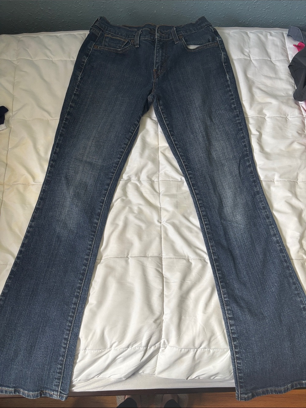Levi's Women's Dark Blue Flare Jeans